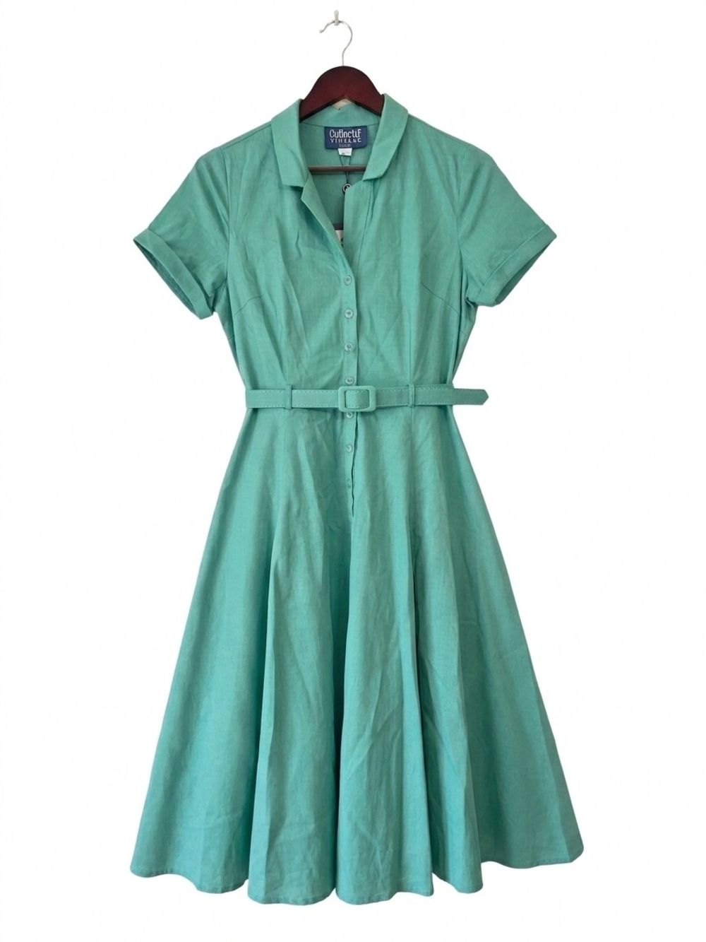 Collectif Caterina Midi Day Dress UK10, US6 NWT - Picture 2 of 5